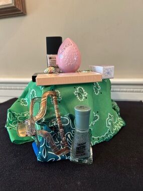 NIP - Beauty Bundle # 4.  with Bonus Bandanna and Nail Polish